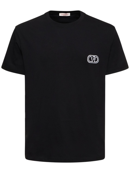LuisaViaRoma ValentinoT-shirt regular fit in cotone con logo