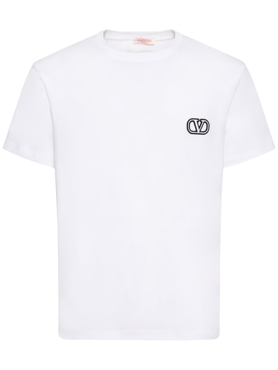 LuisaViaRoma ValentinoT-shirt regular fit in cotone con logo