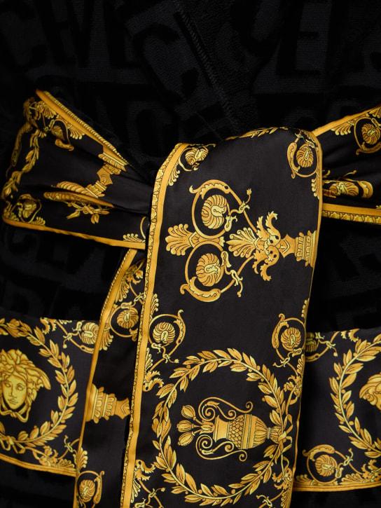 LuisaViaRoma VersaceAccappatoio Barocco & Robe In Cotone