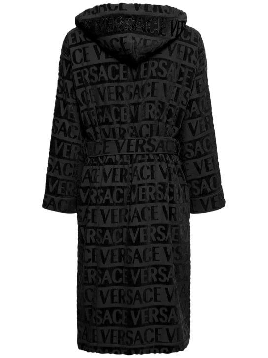 LuisaViaRoma VersaceAccappatoio Crystal Con Cappuccio