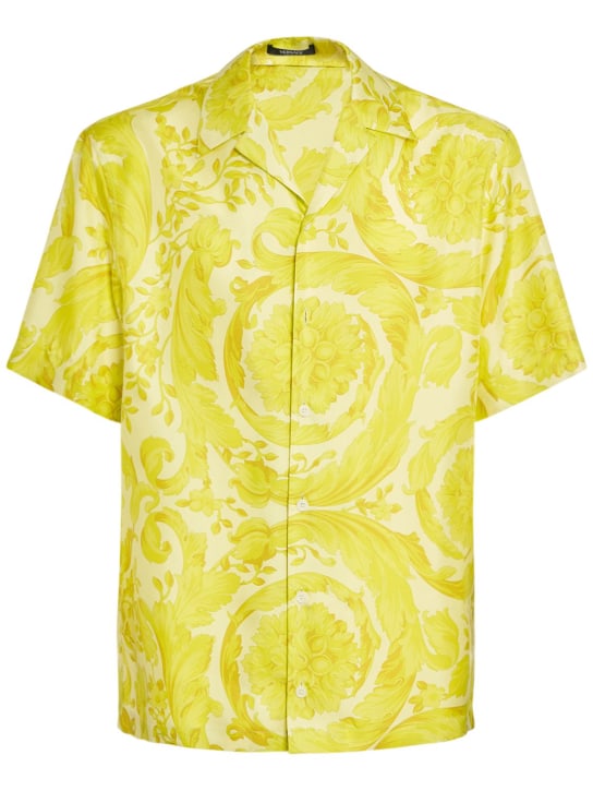 LuisaViaRoma VersaceCamicia Barocco in twill di seta stampato