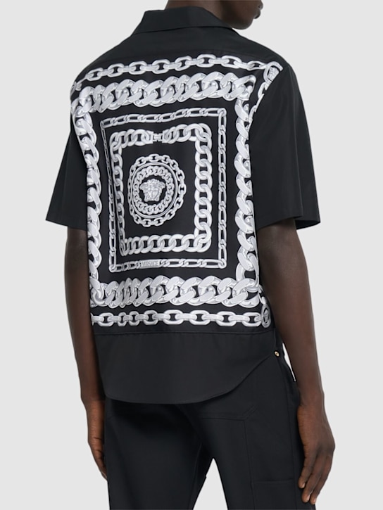 LuisaViaRoma VersaceCamicia In Twill Di Seta E Popeline Di Cotone