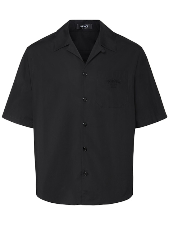 LuisaViaRoma VersaceCamicia in twill di seta e popeline di cotone