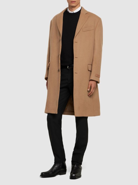 LuisaViaRoma VersaceCappotto Lungo In Lana E Cashmere