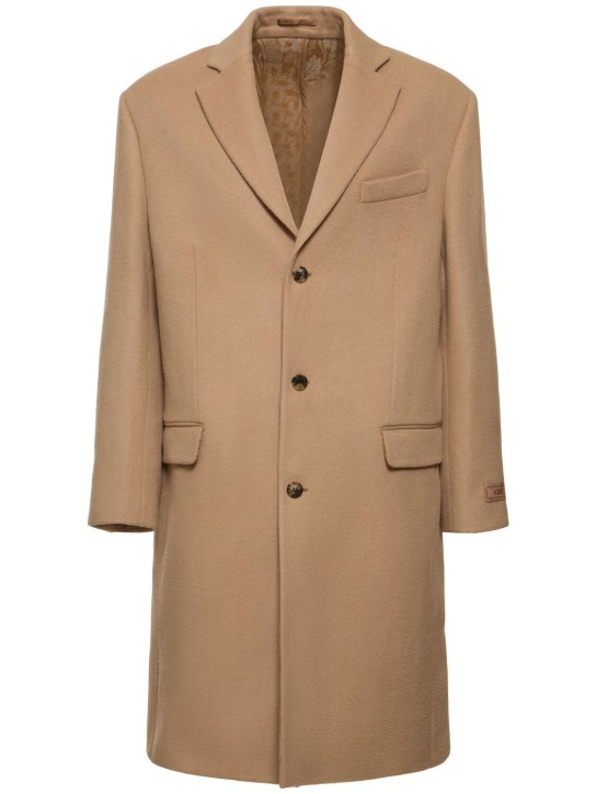 LuisaViaRoma VersaceCappotto lungo in lana e cashmere