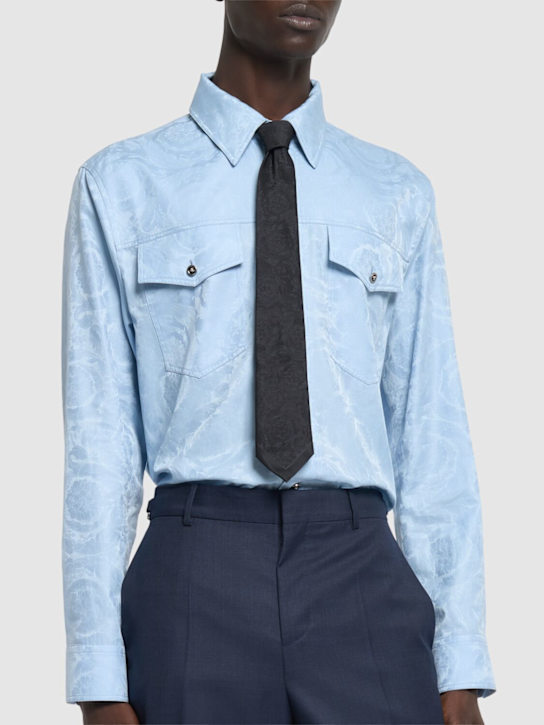 LuisaViaRoma VersaceCravatta Barocco In Seta Jacquard