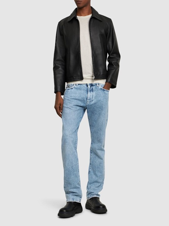 LuisaViaRoma VersaceJeans Dritti In Denim Stonewashed