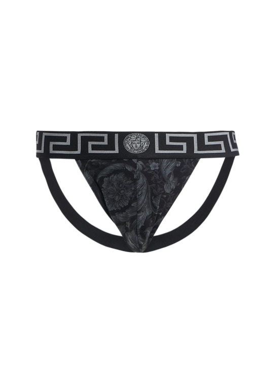 LuisaViaRoma VersaceJock in cotone stretch stampa Barocco