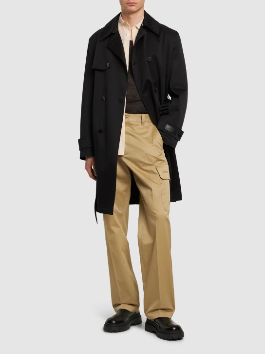 LuisaViaRoma VersacePantaloni Cargo In Gabardina Di Cotone