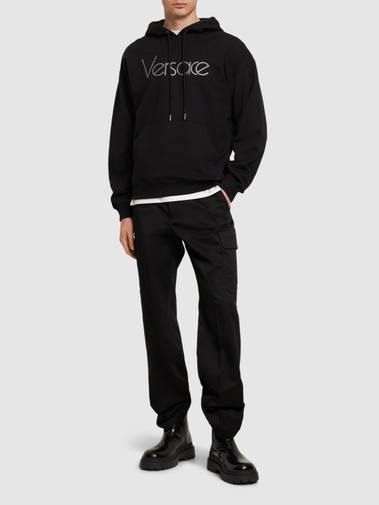 LuisaViaRoma VersacePantaloni Cargo In Gabardina Di Cotone