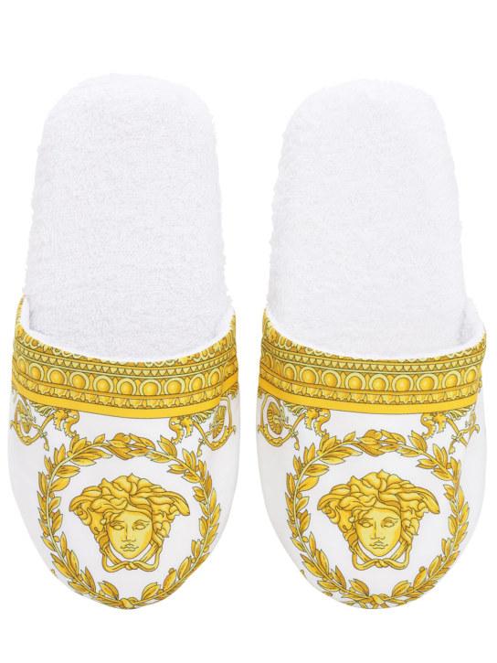 LuisaViaRoma VersacePantofole Barocco & Robe In Cotone