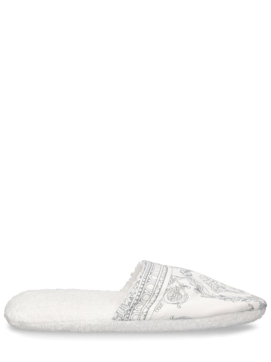 LuisaViaRoma VersaceScarpe da casa in cotone Barocco & Robe