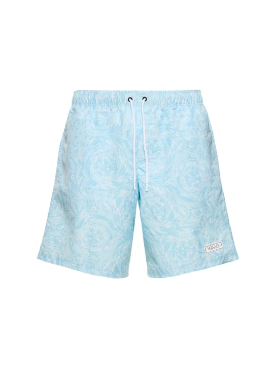 LuisaViaRoma VersaceShorts mare in nylon stampa Barocco