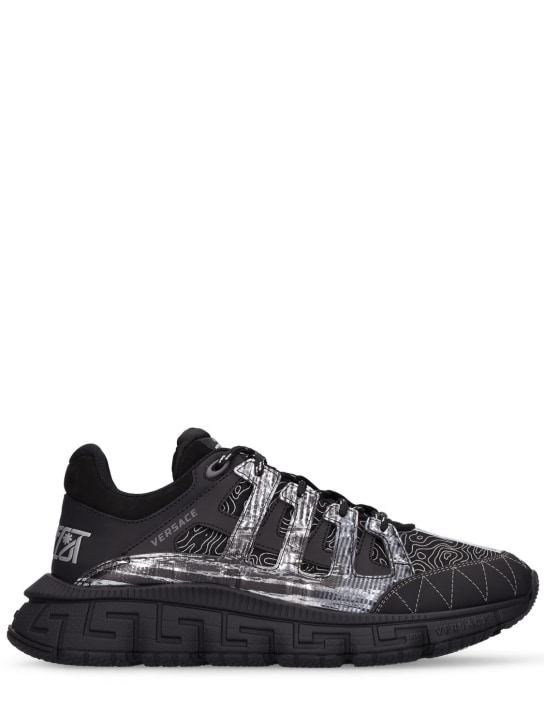 LuisaViaRoma VersaceSneakers Baroque Trigreca con logo