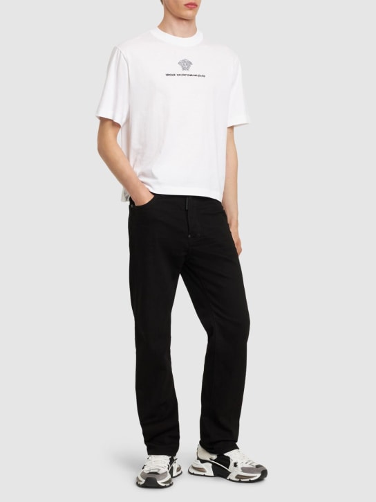 LuisaViaRoma VersaceT-shirt In Jersey Di Cotone Compatto