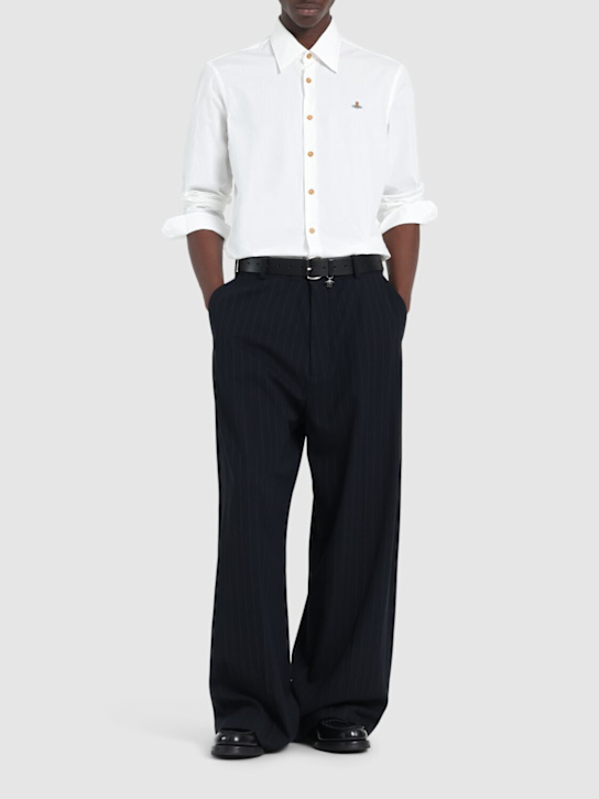 LuisaViaRoma Vivienne WestwoodCamicia In Popeline Di Cotone Con Ricamo