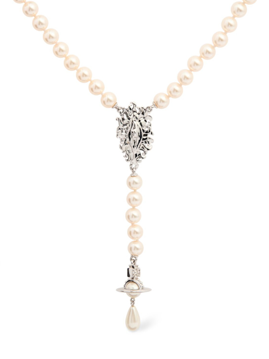 LuisaViaRoma Vivienne WestwoodCollana Calista con perle d’imitazione