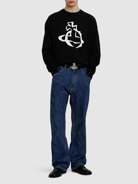 LuisaViaRoma Vivienne WestwoodFelpa Raglan Stencil Orb