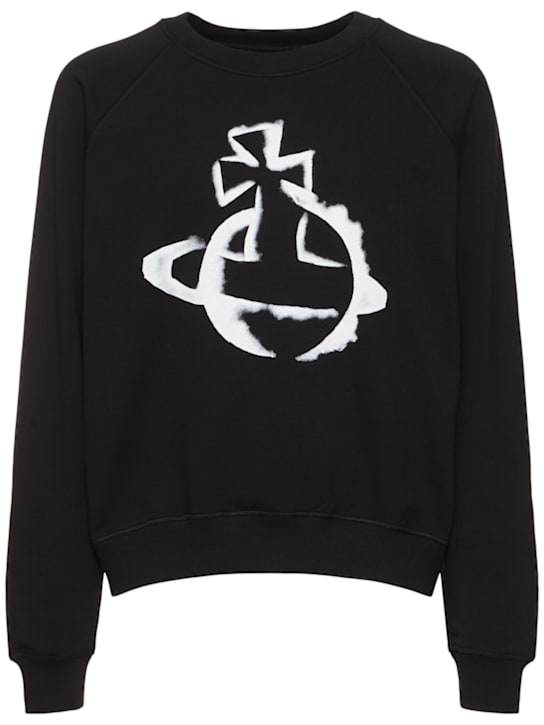 LuisaViaRoma Vivienne WestwoodFelpa raglan Stencil Orb