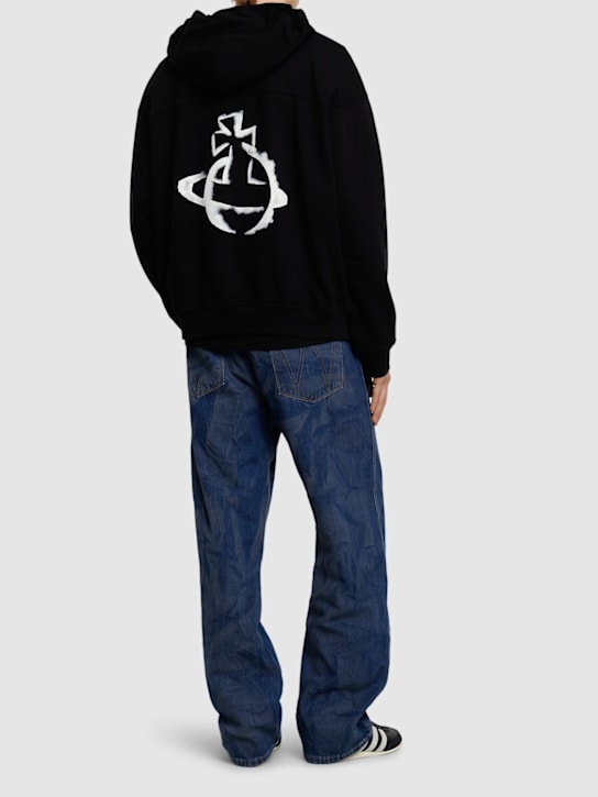 LuisaViaRoma Vivienne WestwoodFelpa Stencil Orb Fresh Con Cappuccio