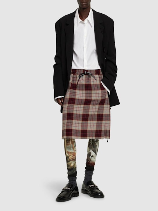 LuisaViaRoma Vivienne WestwoodGonna Kilt In Viscosa E Lana