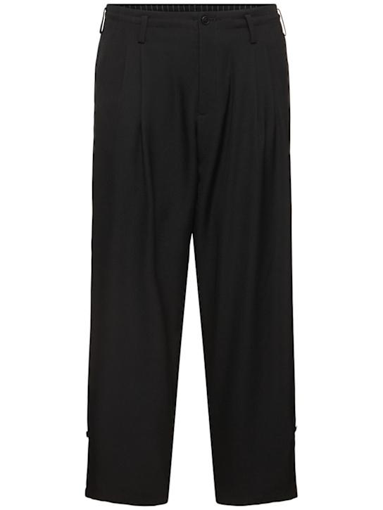 LuisaViaRoma Yohji YamamotoPantaloni dritti 2Tuck in lana