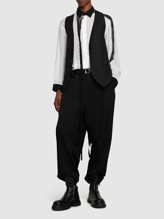 LuisaViaRoma Yohji YamamotoPantaloni Larghi In Lana