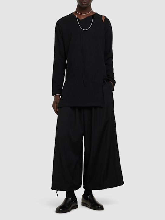 LuisaViaRoma Yohji YamamotoT-shirt Con Scollo A V Binder