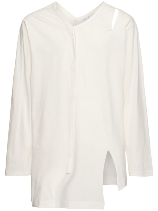 LuisaViaRoma Yohji YamamotoT-shirt con scollo a V Binder