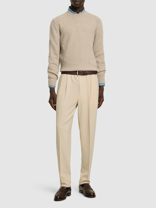 LuisaViaRoma ZegnaPantaloni Sartoriali Regular Fit In Misto Lana