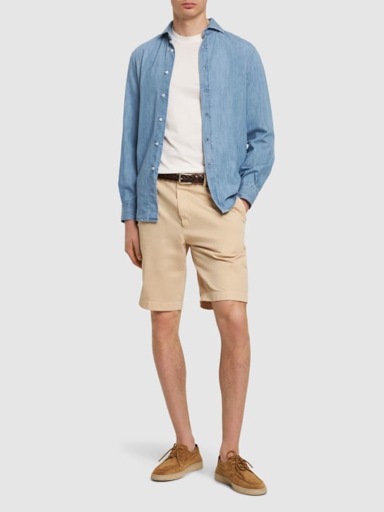 LuisaViaRoma ZegnaShorts Chino Summer In Cotone E Lino