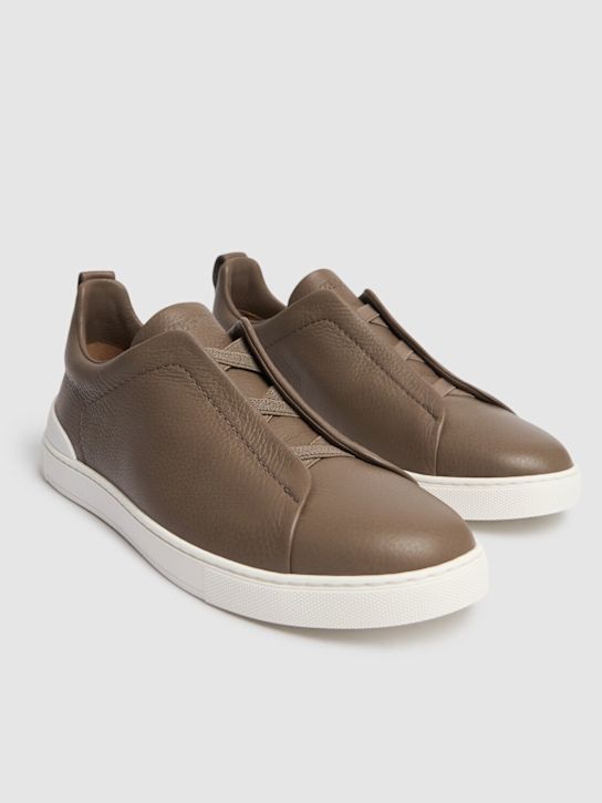 LuisaViaRoma ZegnaSneakers Low Top Triple Stitch In Pelle