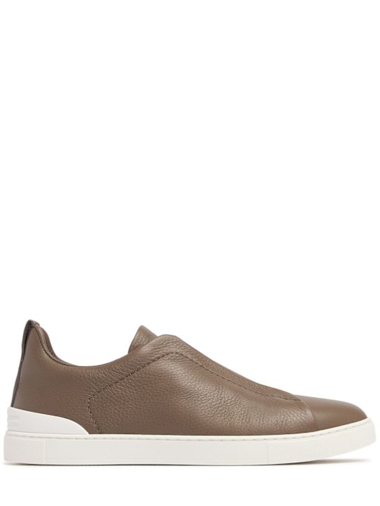 LuisaViaRoma ZegnaSneakers low top Triple Stitch in pelle