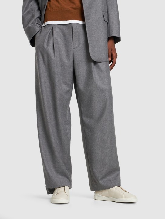 LuisaViaRoma ZegnaSneakers Low Top Triple Stitch In Pelle