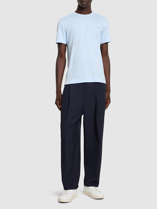 LuisaViaRoma ZegnaT-shirt Pure Regular Fit In Jersey Di Cotone