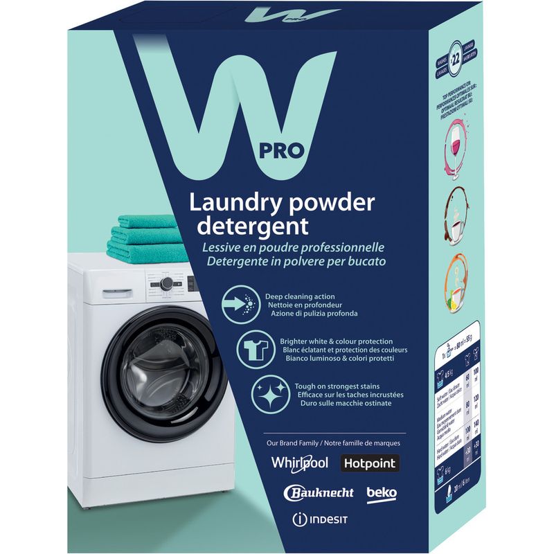 Whirlpool Detergente professionale per bucato in polvere