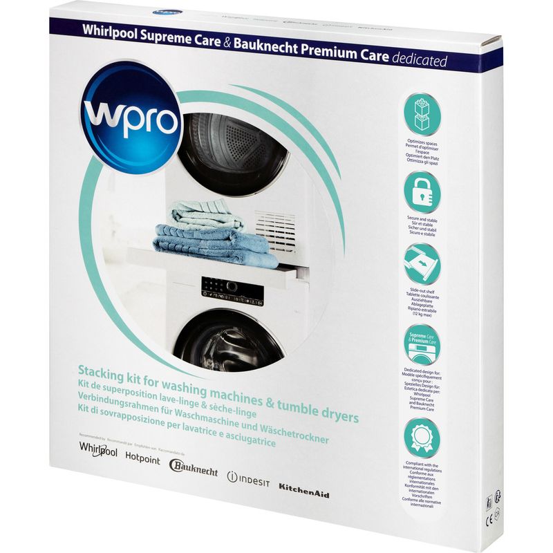 Whirlpool Kit Di Sovrapposizione Per Lavatrice E Asciugatrice Dedicato All'estetica Supreme Care Hotpoint & Premium Care Bauknecht