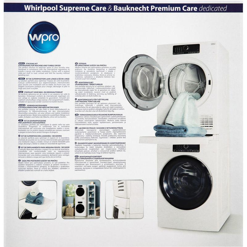 Whirlpool Kit Di Sovrapposizione Per Lavatrice E Asciugatrice Dedicato All'estetica Supreme Care Hotpoint & Premium Care Bauknecht