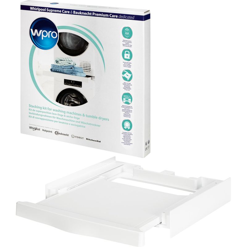 Whirlpool Kit di sovrapposizione per lavatrice e asciugatrice dedicato all'estetica Supreme Care Hotpoint & Premium Care Bauknecht