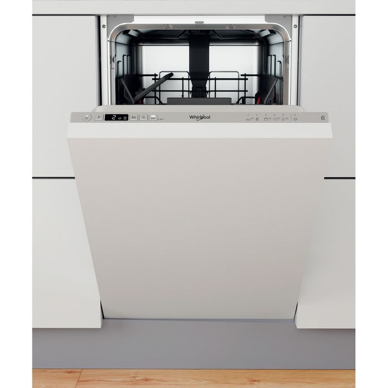 Whirlpool Lavastoviglie da incasso Whirlpool: colore argento slim