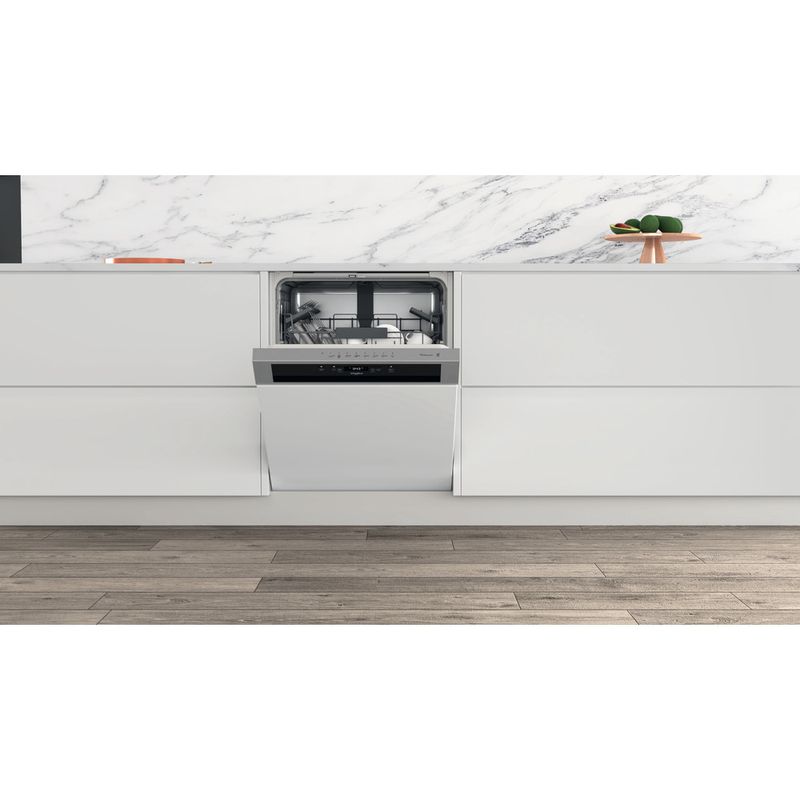 Whirlpool Lavastoviglie Semi Incasso Whirlpool: Colore Inox Grande Capienza
