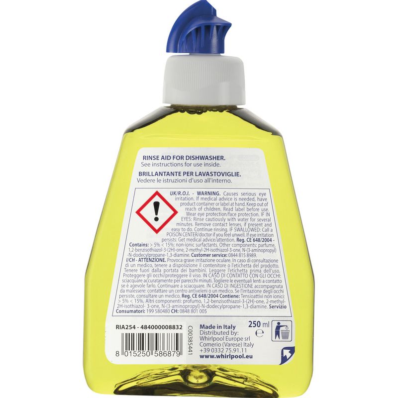 Whirlpool Brillantante Per Lavastoviglie • 250 Ml