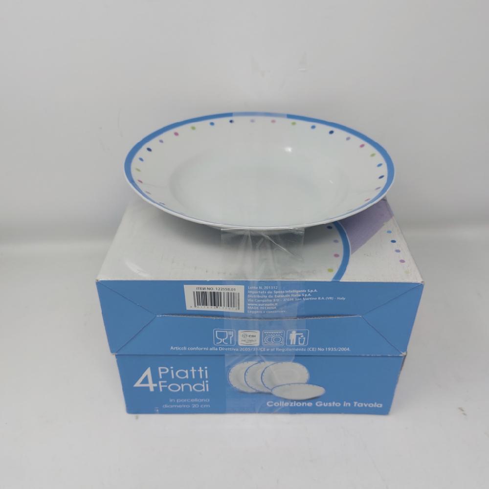 Mercatopoli 8 Piatti Fondi Collezione Gusto In Tavola