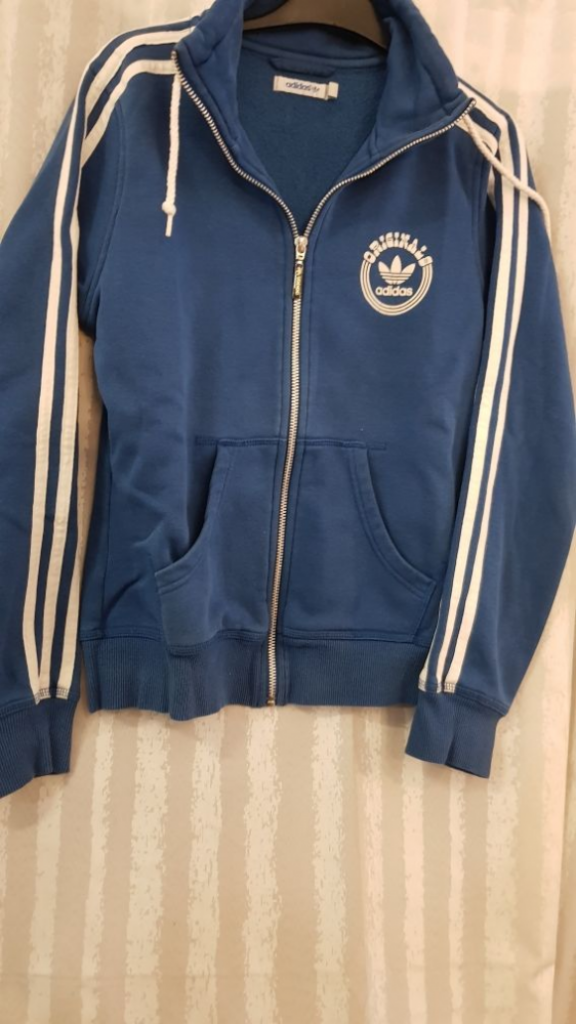 Mercatopoli Adidas Giacca Tuta Azzurro Tg Xs Unisex