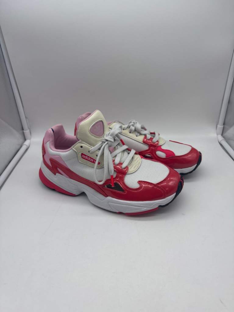 Mercatopoli Adidas Scarpa Rossa Rosa E Bia Lacci 41 1/3