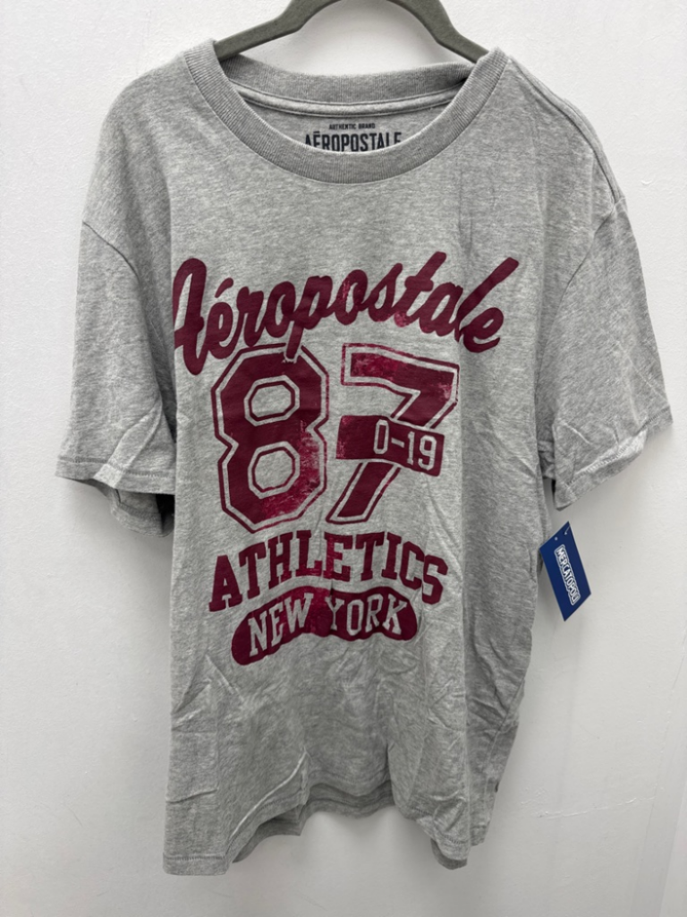 Mercatopoli Aereopostale Maglia Gri Scritta Bord Uomo L