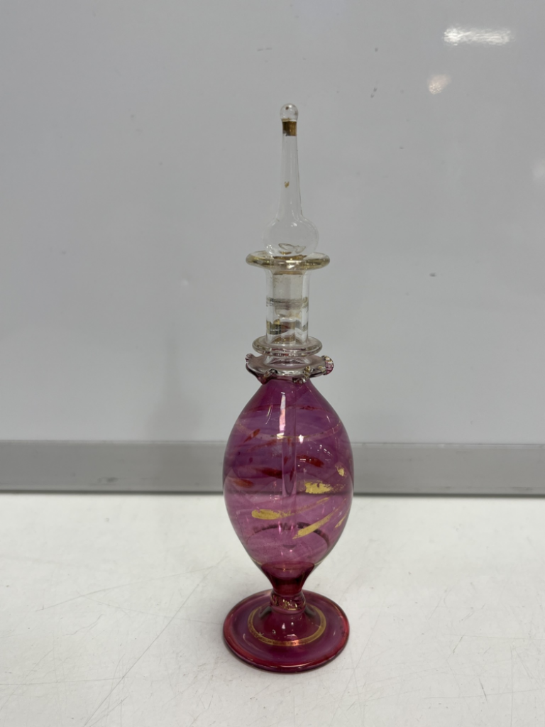 Mercatopoli Ampolla Vetro Soffio Porta Profumo H 13 Cm