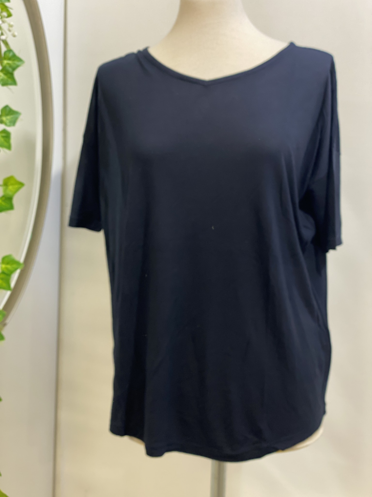 Mercatopoli ANNE CLAIRE T Shirt Blu Notte Donna Tg 44 Over