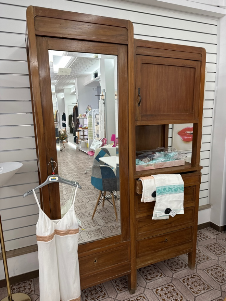 Mercatopoli Armadio Liberty Specchi Molato L130 H210 P50