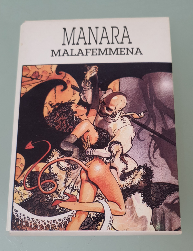 Mercatopoli Astuccio 11 Cartoline Manara Malafemmena Editoriale Lo Vecchio Nuove Anni '80